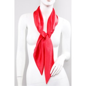 Plain Square Silky Scarf - 12 Colours